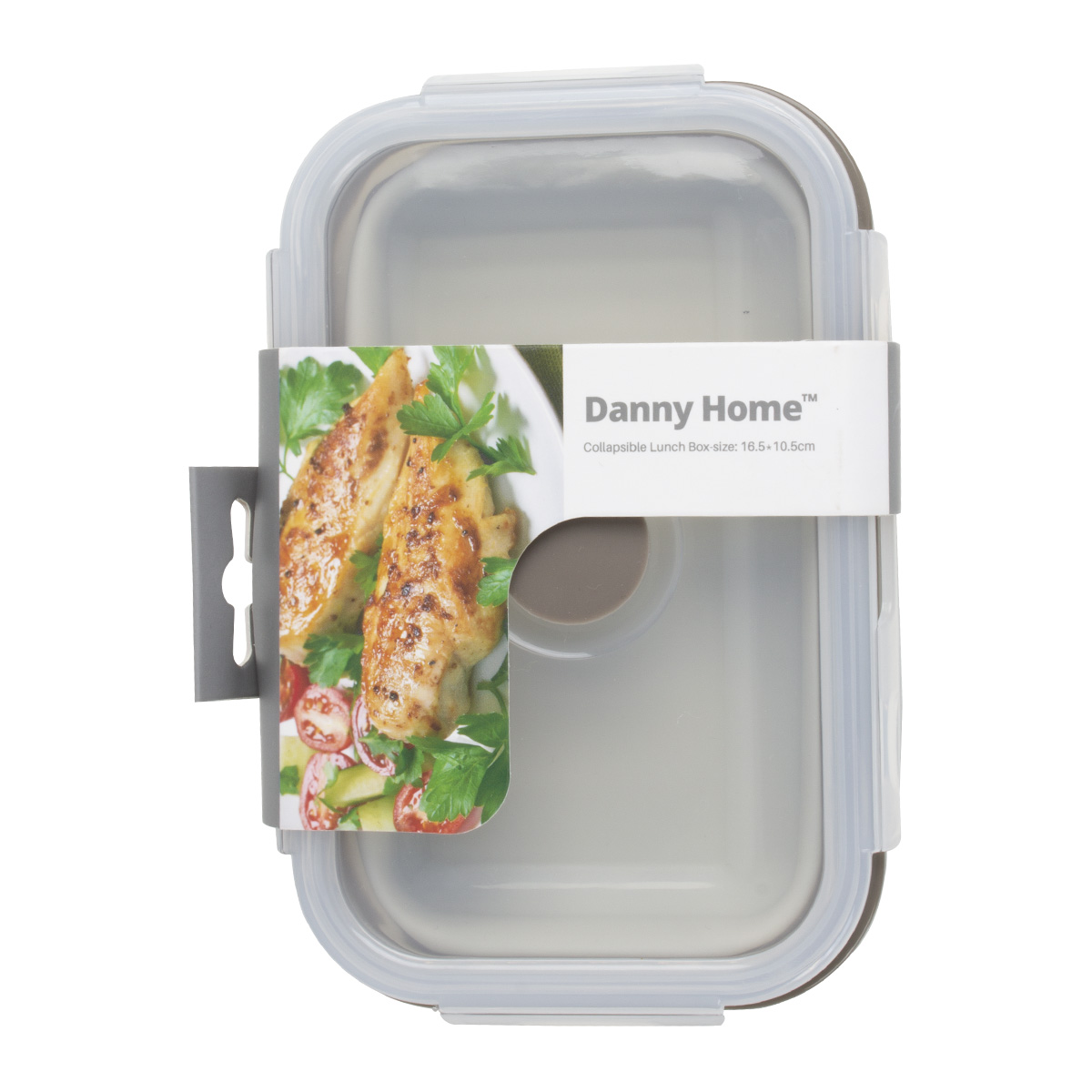 Контейнер для продуктов DH 16,5х11 см силиконовый складной DH0414-BS