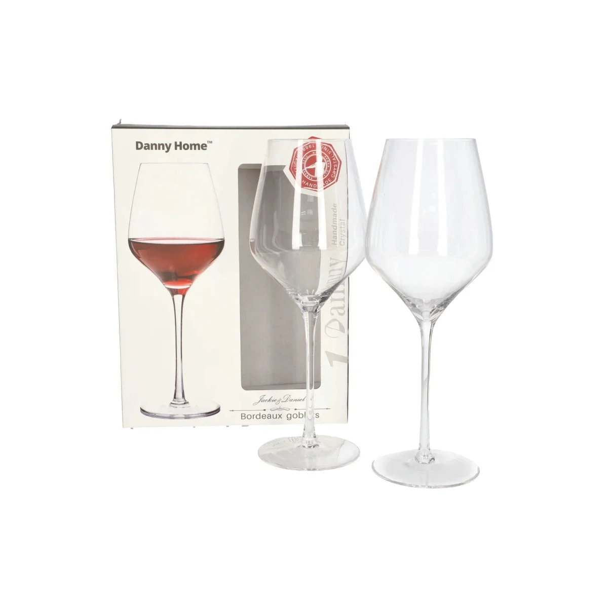 Набор фужеров для красного вина DH Bordeaux Goblet 600 мл. 2 шт. CRY06
