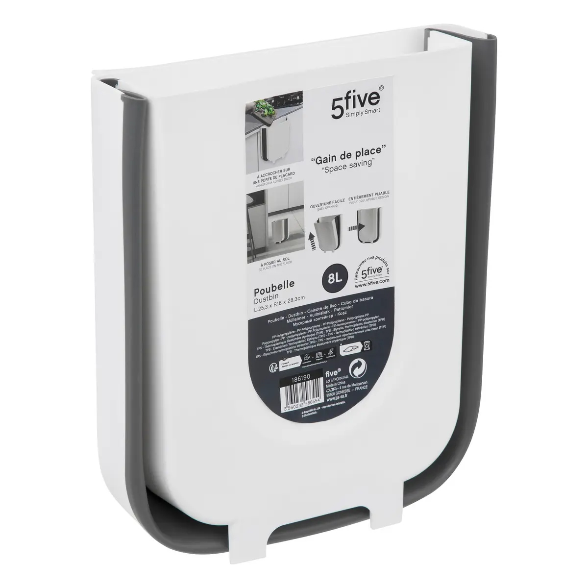 Контейнер 5Five навесной складной  8 л 186190