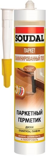 Герметик SOUDAL паркетный акриловый бук 15*280мл