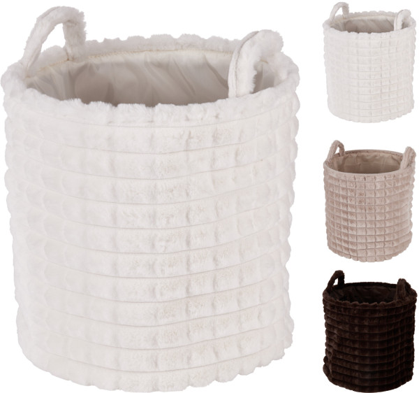 Корзина интерьергая круглая 3 цвета в ассортименте MD1000030 К