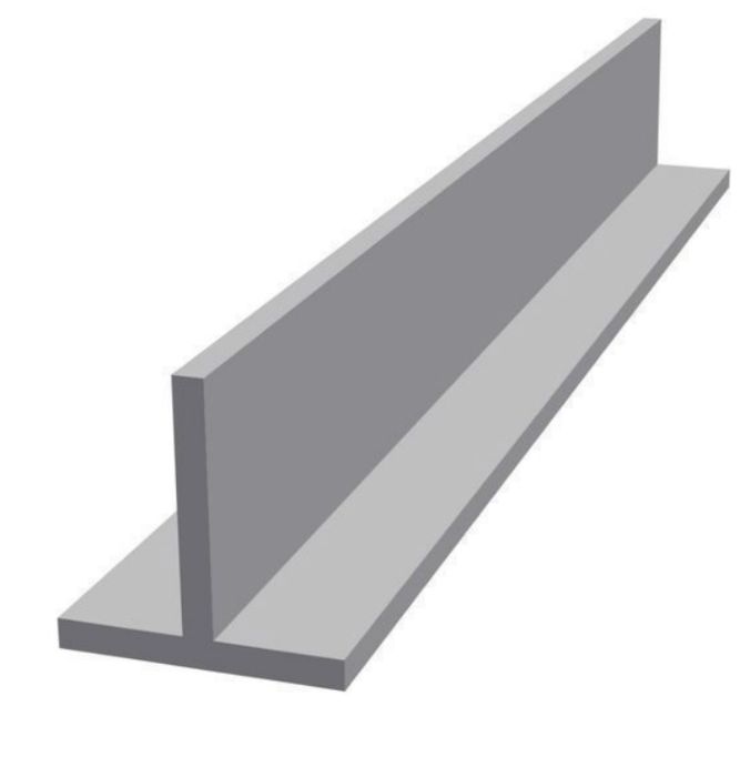 Профиль ГОСТ Тавр 20*20 (1,5) 1м анод-серебро