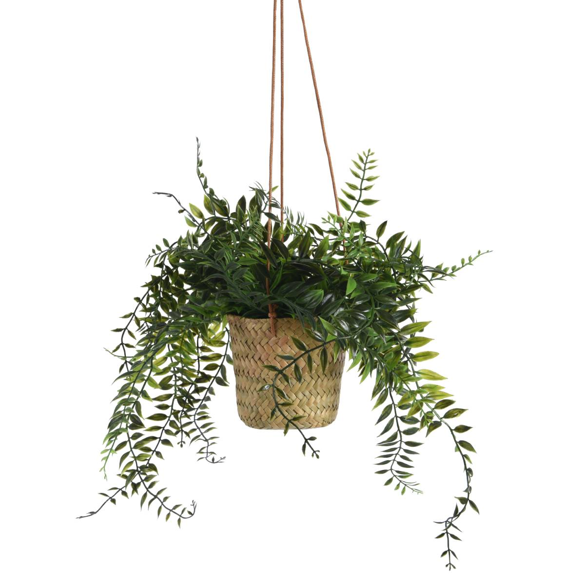 Растение искусственное в горшке подвесное Папоротник 26 см 808384 Kmg