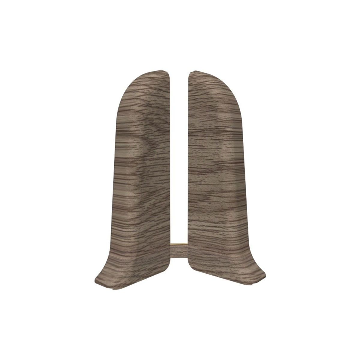 Торцевые (пара) для плинтуса 55мм "Идеал Классик", 205 Дуб капучино