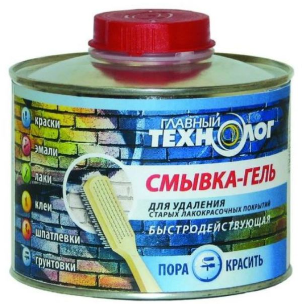 Смывка-гель д/старых ЛКП 0.6кг Главный Технолог