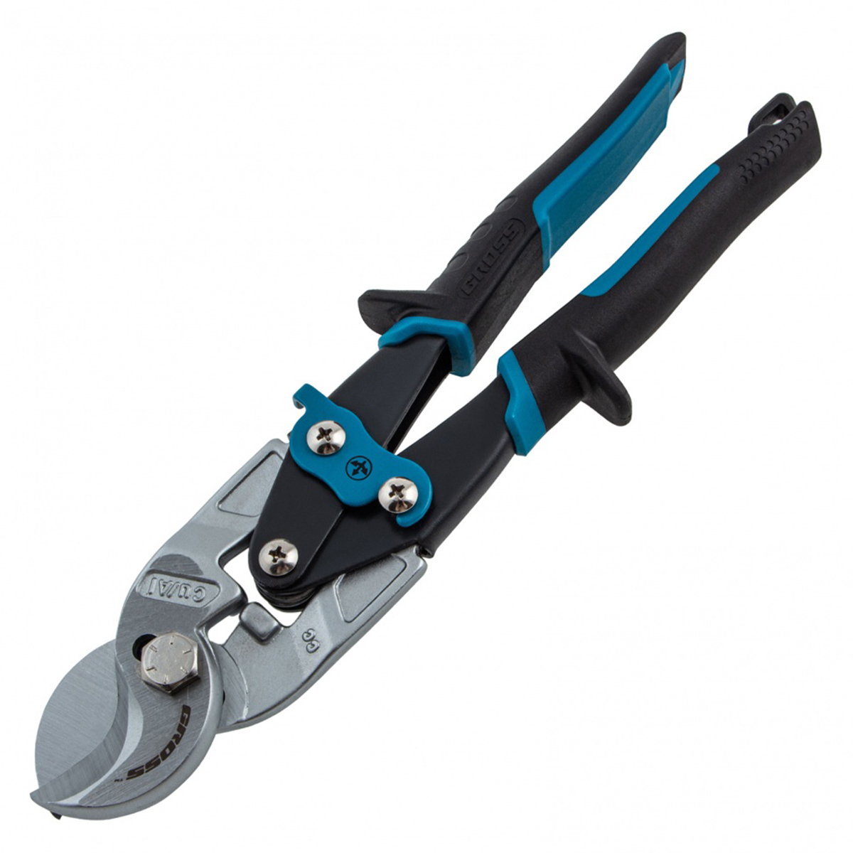 Кабелерез "PIRANHA", 240мм, двухкомпонентные рукоятки, диаметр кабеля до 14мм,сечение 14мм2 //GROSS