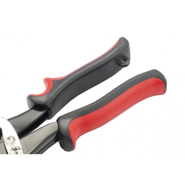 Ножницы MATRIX по металлу, 250 мм, левые, обрезиненные рукоятки