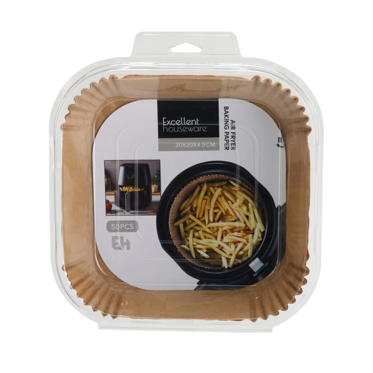Набор бумажных форм La Cucina для аэрогриля (50 шт.), 20х20х4,5 см. 526000130