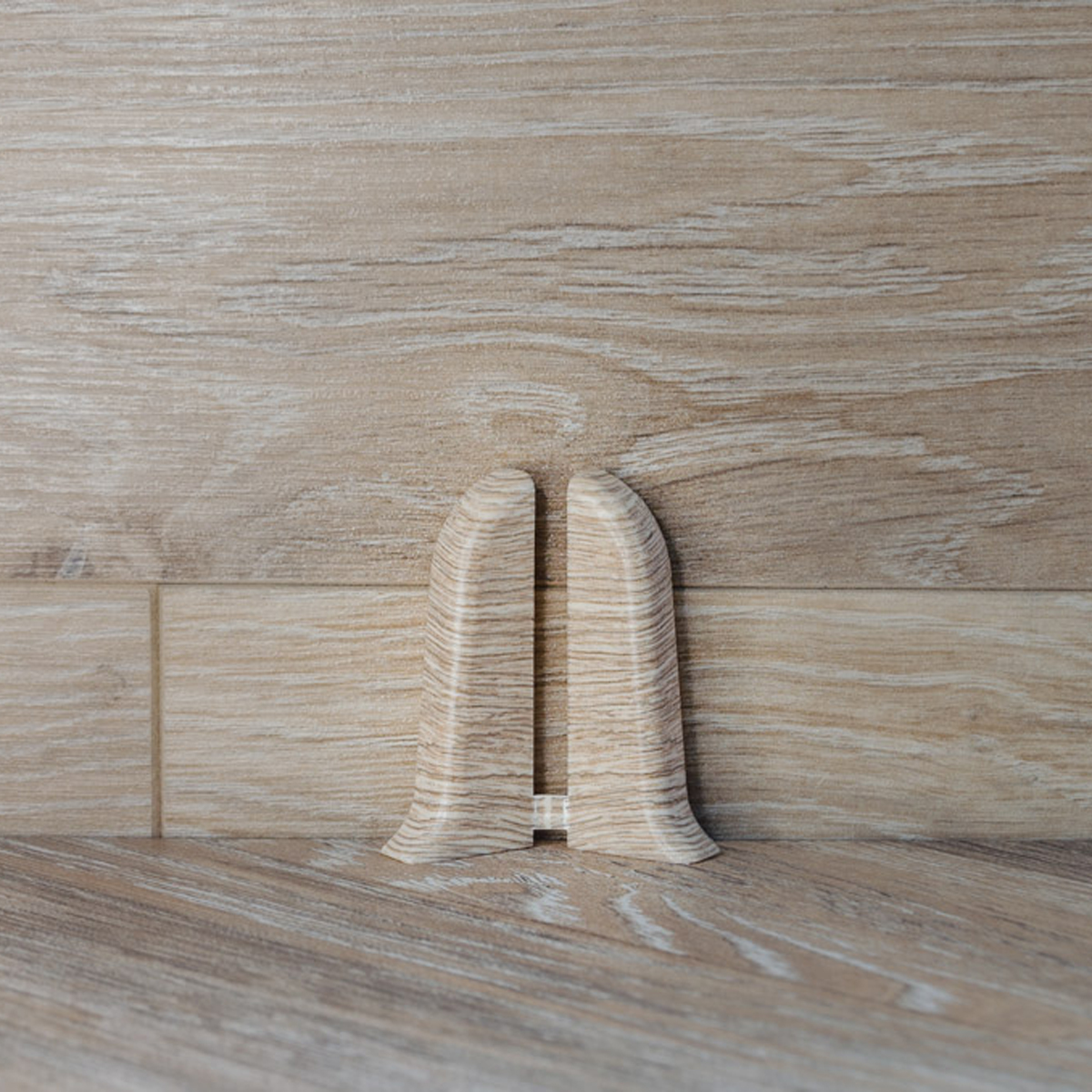 Торцевые (пара) для плинтуса 55мм "Идеал Классик", 415 Дуб палена