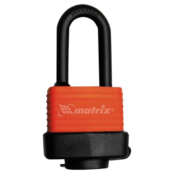 Замок навесной всепогодный, 50 мм, удлиненная дужка// MATRIX