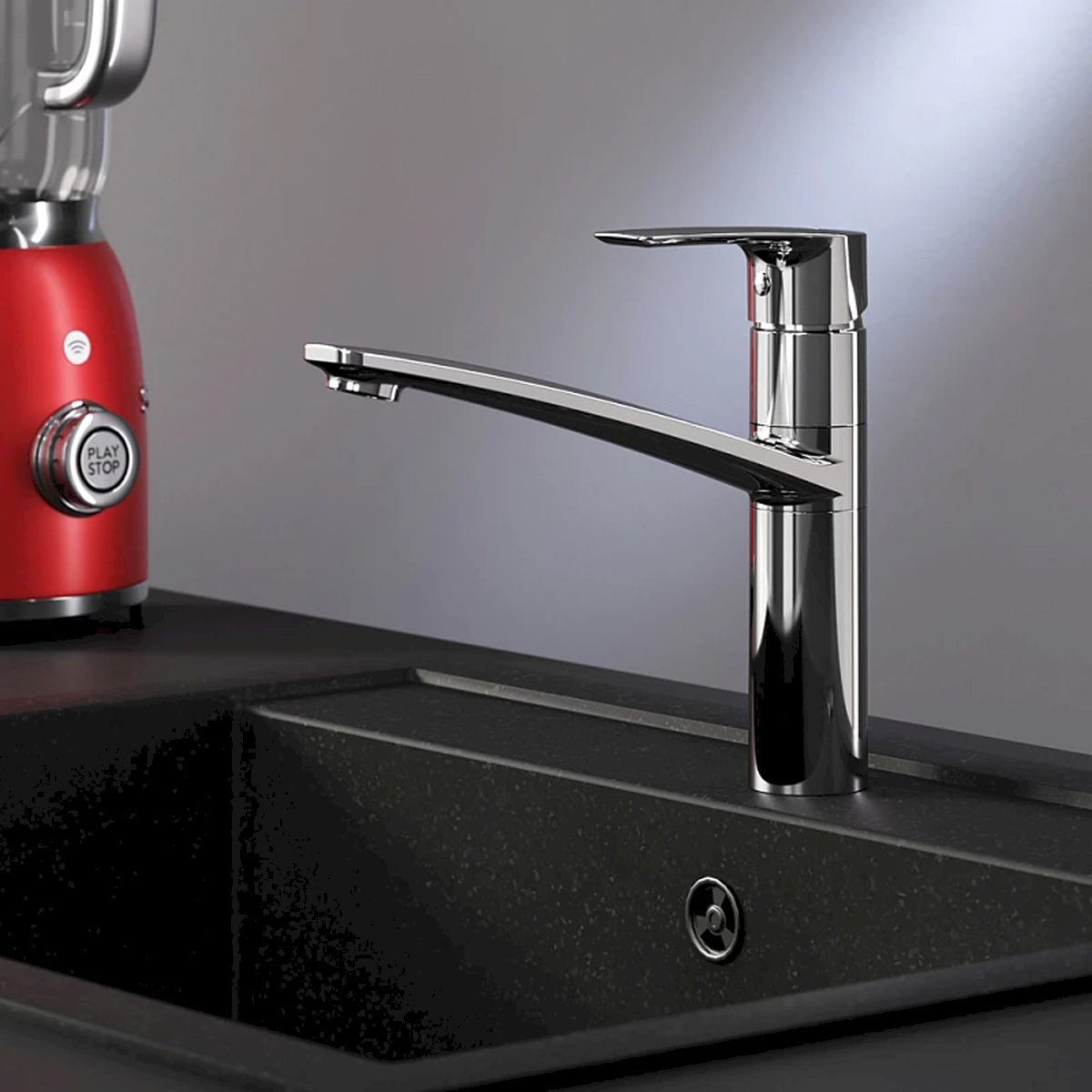 Смеситель д/к AM.PM F90A00000 Gem, хром, шт.,