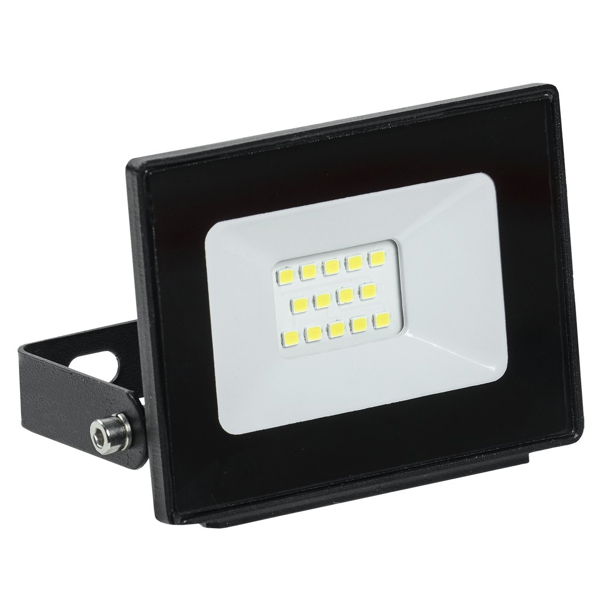 Прожектор СДО 06-10 светодиодный черный IP65 4000 K IEK LPDO601-10-40-K02