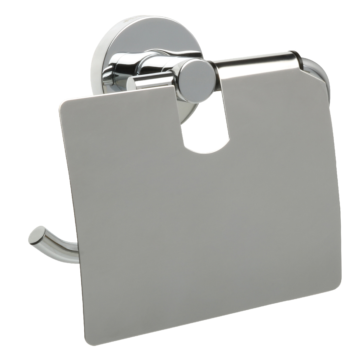 Бумагодержатель с крышкой FIXSEN "COMFORT CHROME" хром FX-85010