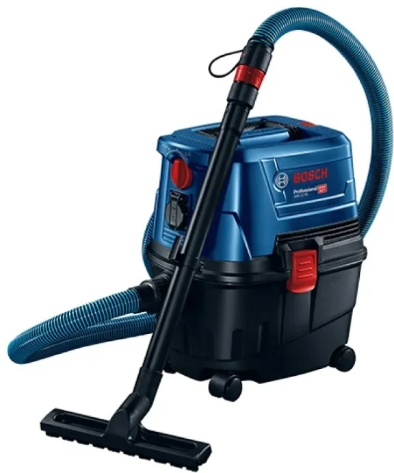 Пылесос BOSCH GAS 15 PS, 1100 Вт, Макс объем - 15. макс поток возд. - 33.