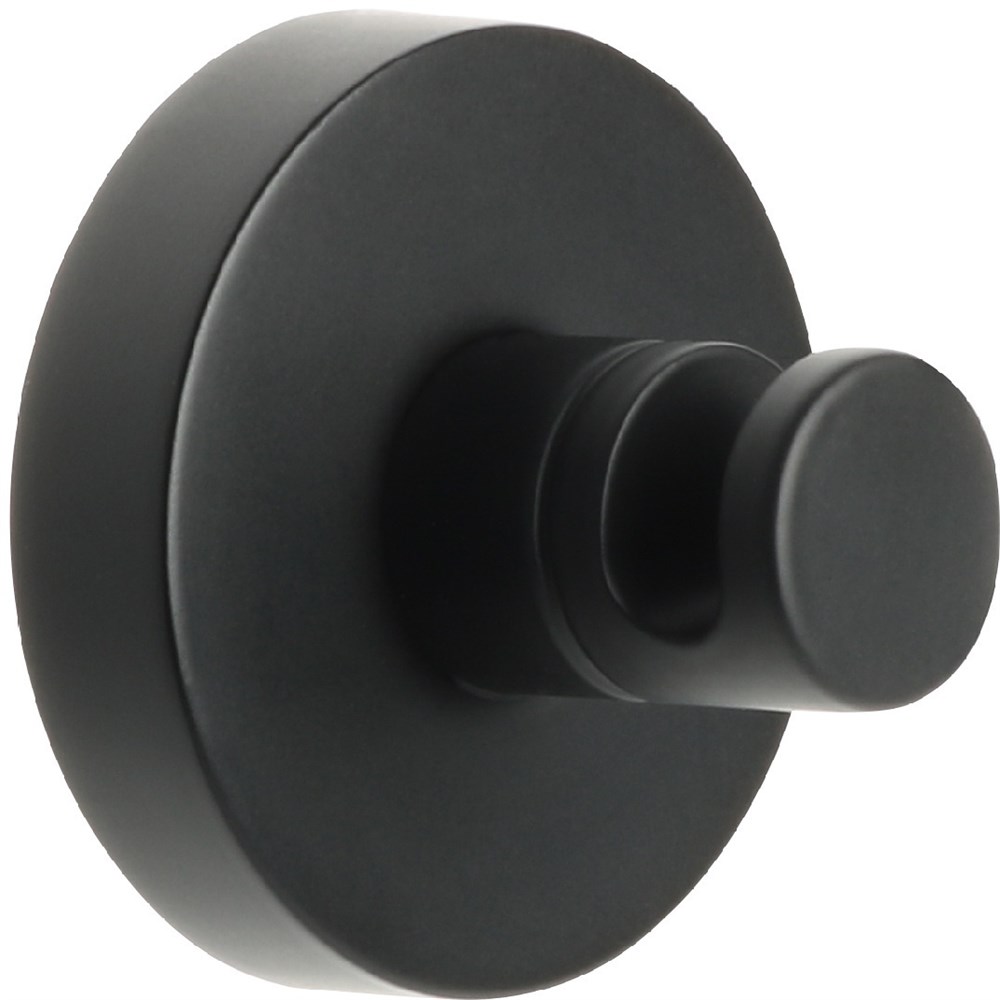 Крючок одинарный FIXSEN "COMFORT BLACK" черный FX-86005