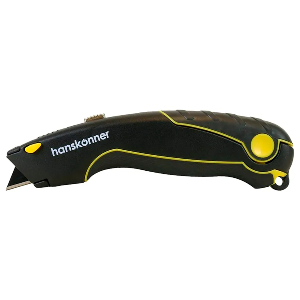 Нож Hanskonner HK1076-01-P2 трапециевидное лезвие, 4 доп. лезвия, SK2, TPR рукоятка