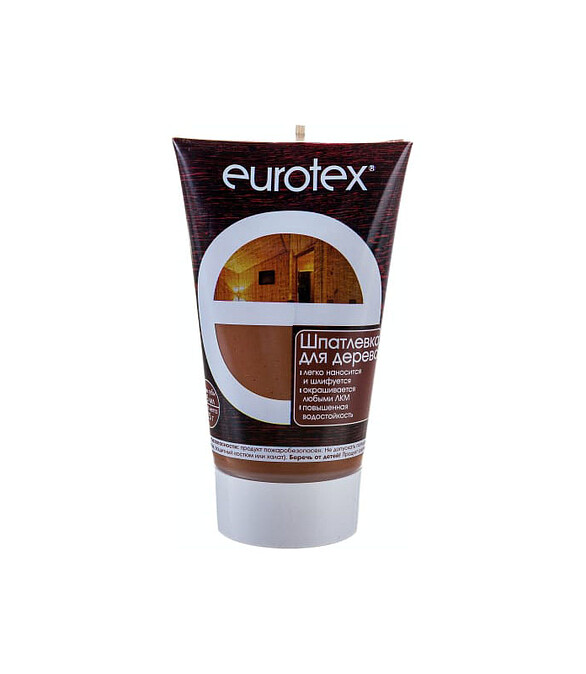 Шпатлевка для дерева EUROTEX, орех - 0,225 кг