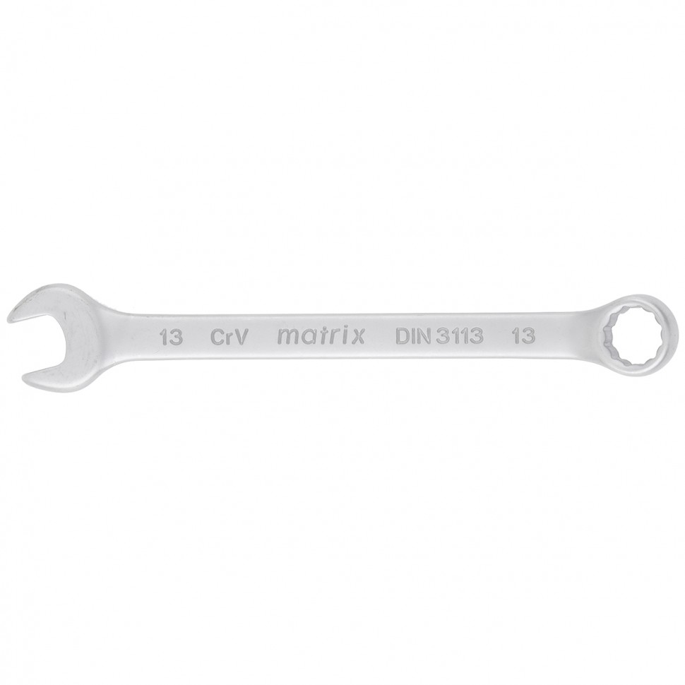 Ключ комбинированный Matrix 13мм CrV матовый хром