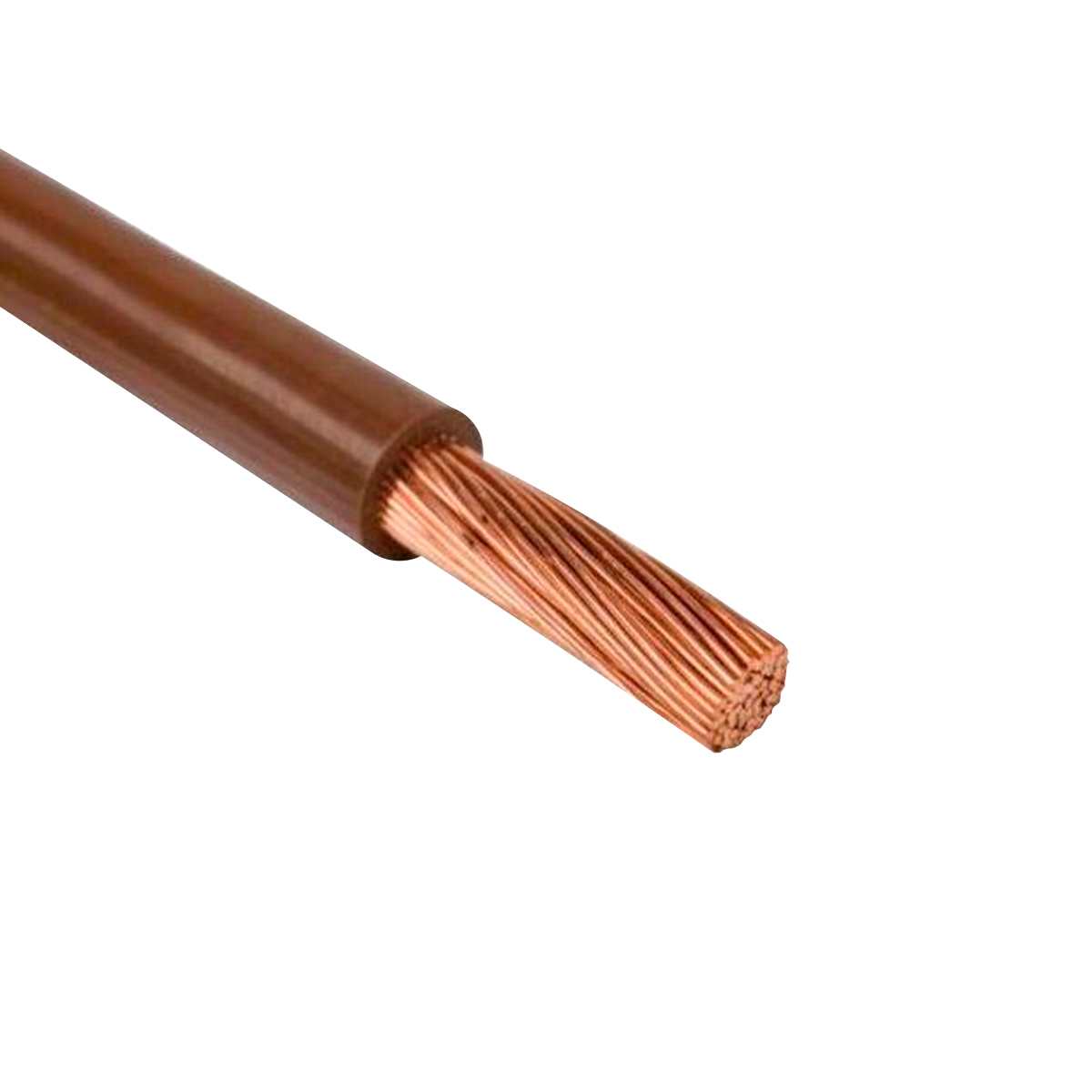 Кабель ПВ-3 2,5 (коричневый) "HOROZ CABLE"