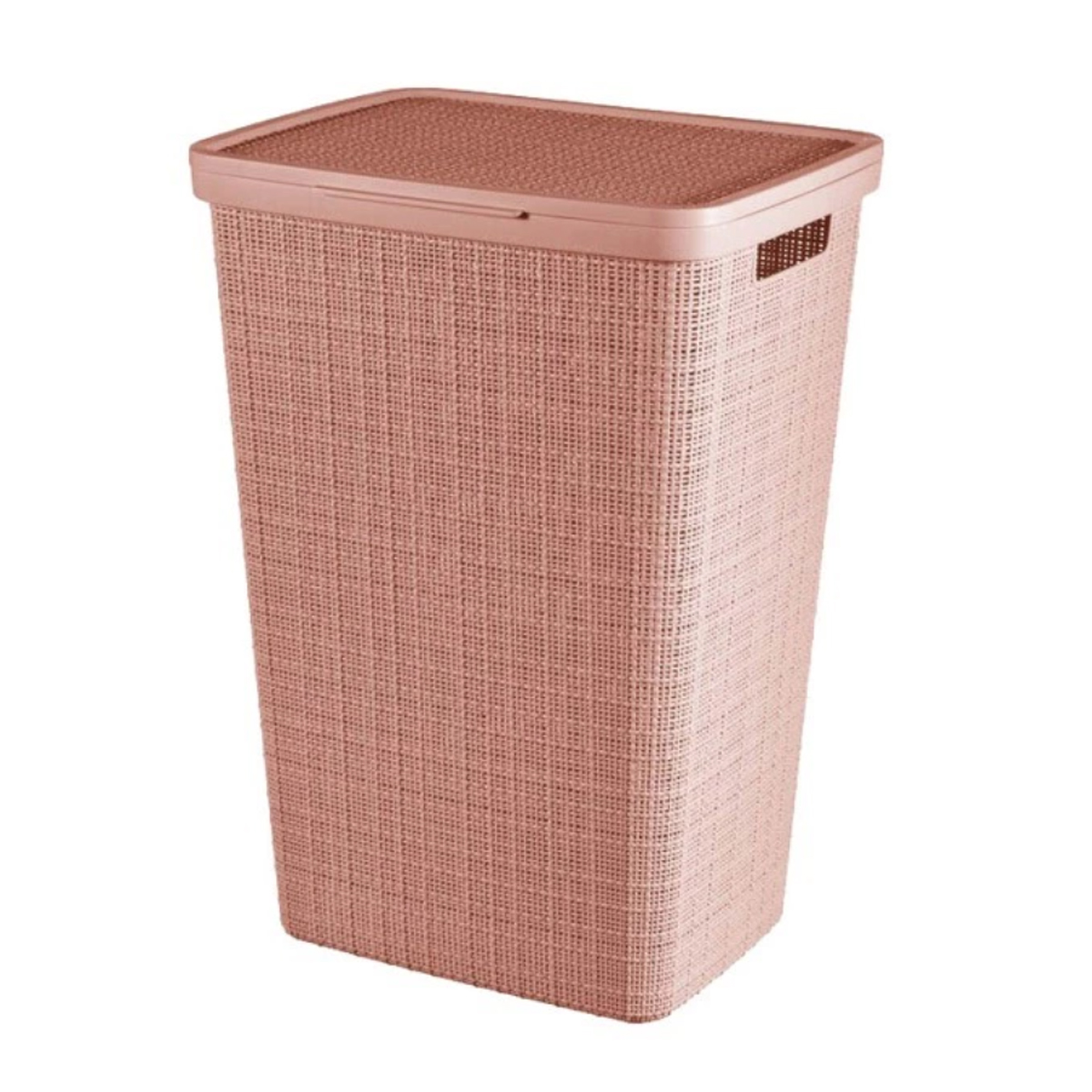 Корзина для белья Curver Jute 58л розовая