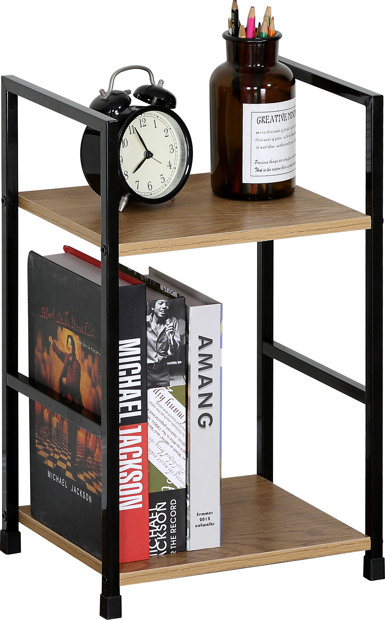 Стеллаж металлический GDX в стиле Лофт 2 полки 29х23,5х48 см CN