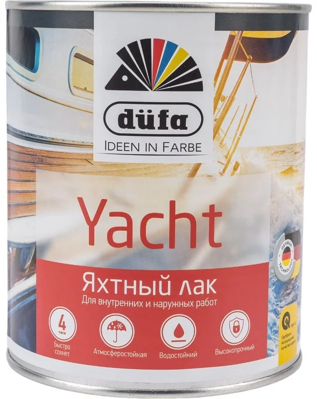 Лак "Dufa" яхтный  YACHT глянцевый 750мл