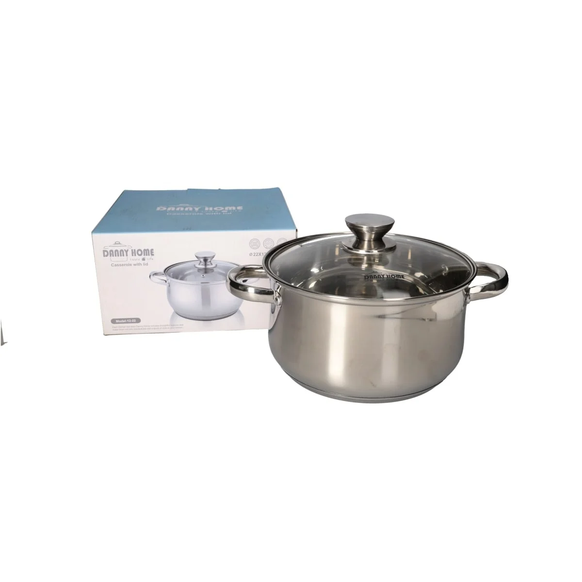 Кастрюля DH Ø22 см 4,7 л H14 cm нерж.сталь DH12-22