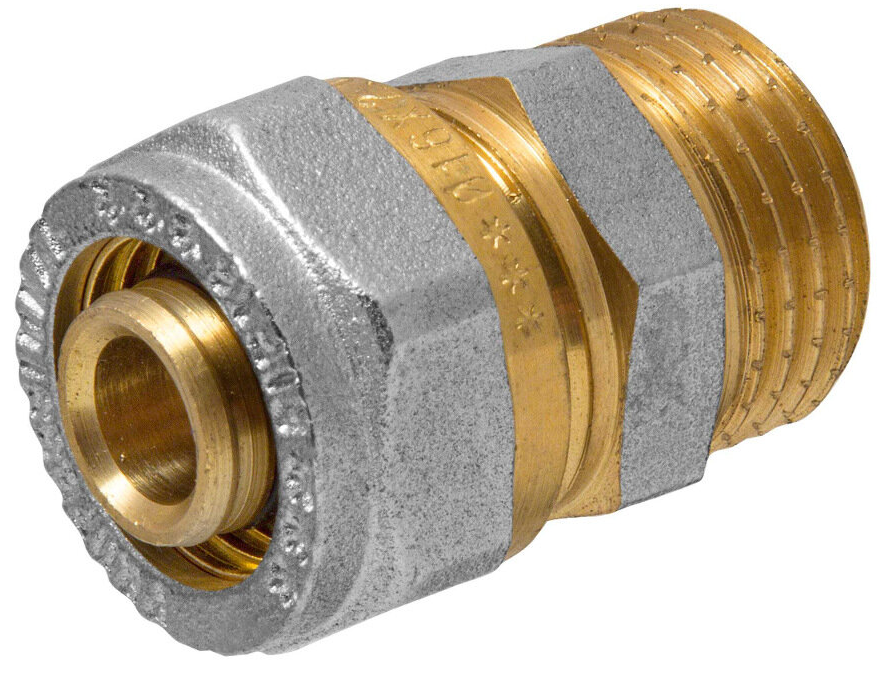 Соединитель (патрубок) 20х1/2" ц/ш RC, MP-У