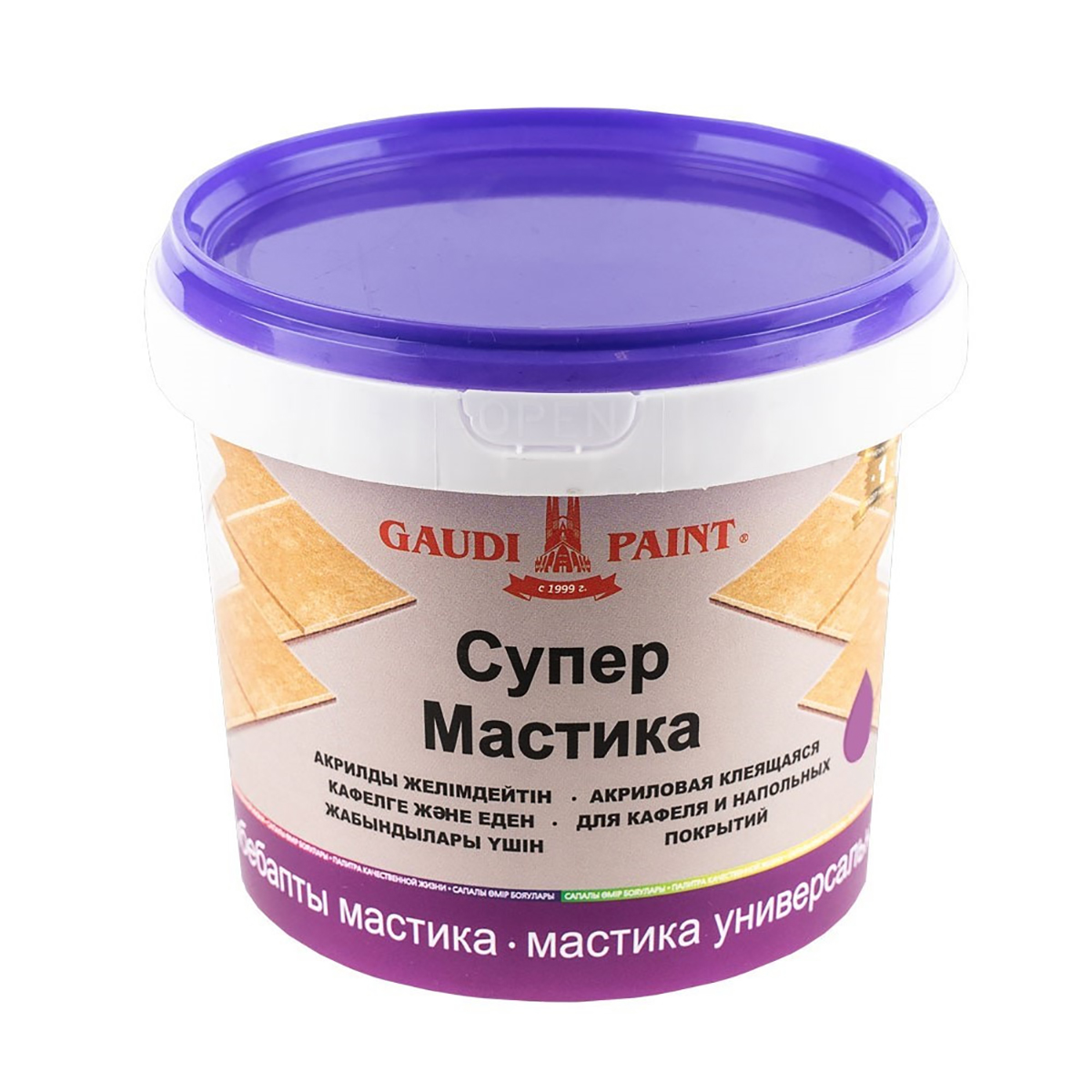 СУПЕР МАСТИКА Гауди (Клей акриловый, мастика универсальная) 7 кг СУПЕР МАСТИКА Гауди (Клей акриловый, мастика универсальная) 7 кг