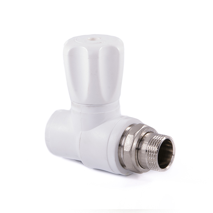 Вентиль для радиатора 25х3/4" прямой, серый РТП