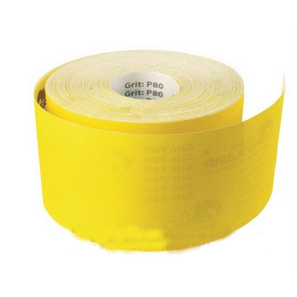 Шкурка на бумажной основе, LP41C, зерн. 12Н(P100), мини-рулон 100мм х 5м (БАЗ)// Россия