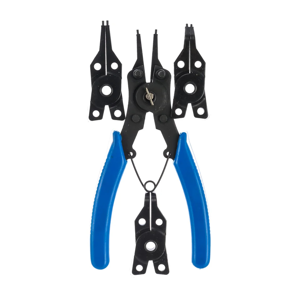 Съемник STAYER "MASTER" стопорных колец, в наборе с 4 насадками