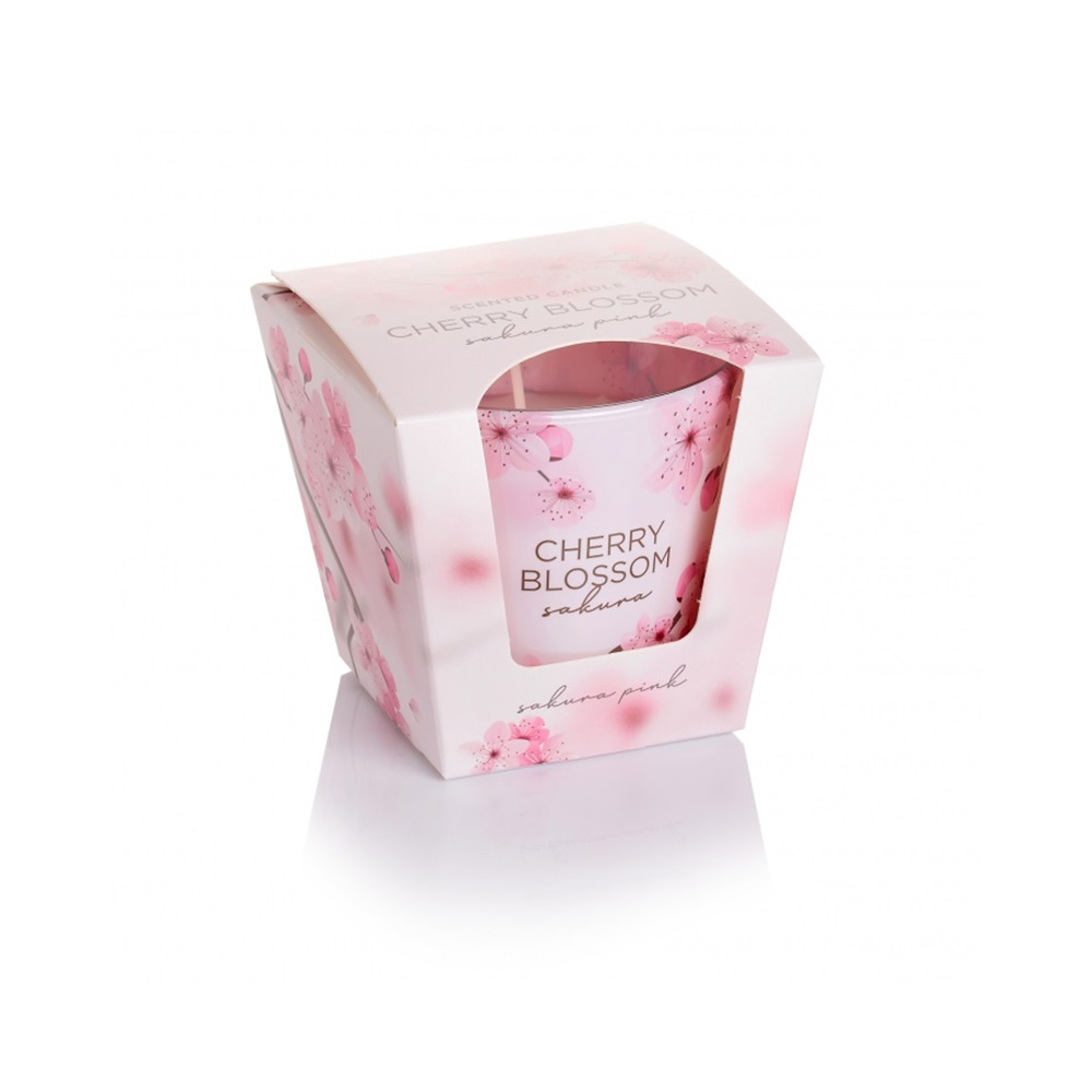 Аромасвеча BARTEK в стакане Вишневый цвет  (Cherry Blossom) 115гр