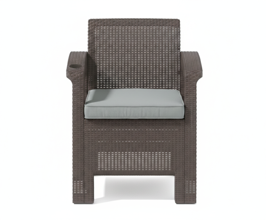 Кресло с подушкой венге, 73,5х70х80 см, TX-T020A CN