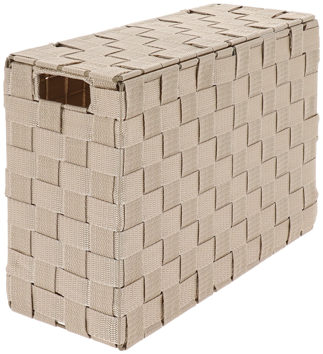 Корзина плетенная Tendance для хранения узкая беж 84232161