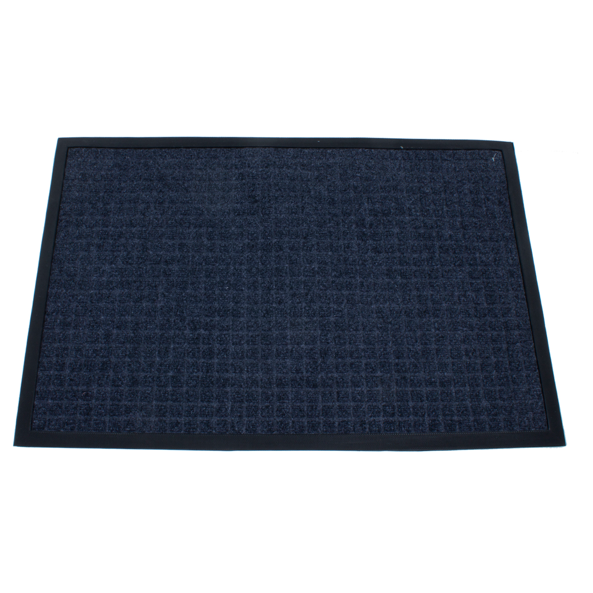 Коврик (темно серый Квадрат)прорезиненный придеверный 60*90 см., PRC