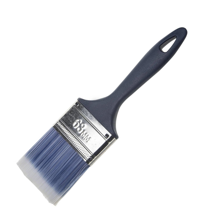 Кисть плоская "ЭКСПЕРТ" АКВА 15063 искусственная щетина, пластмассовая ручка,63мм(12шт/276 шт)