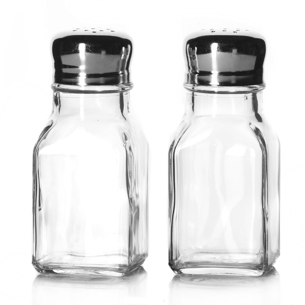 Набор для специй 2 пр BLACK&WHITE с металлической крышкой 80221