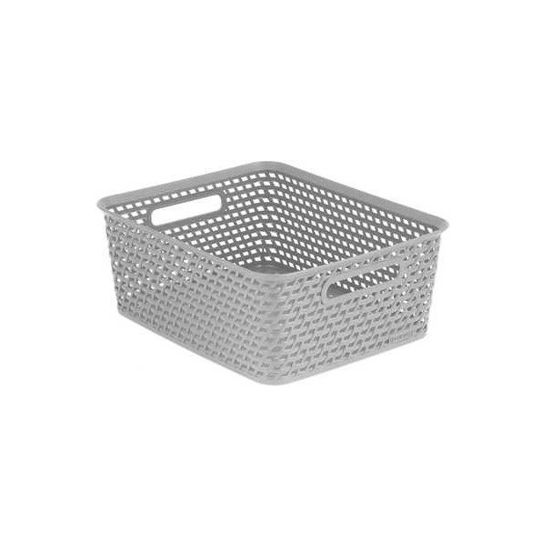 Корзина CURVER YOUR STYLE MEDIUM GRY099-STD серебристая