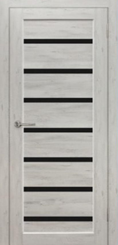 Дверное полотно Рада Линия Ель Альпийская ст.черн. 600мм