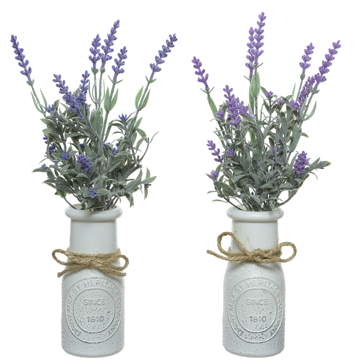 Композиция цветочная в вазе Лаванда 13х32 см 2 цвета в ассортименте 801868 Kmg