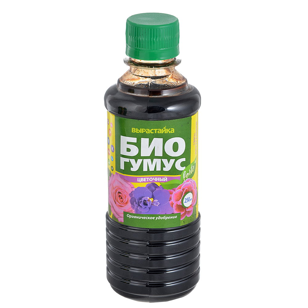Удобрение жидкое Вырастайка Биогумус, для цветов, 0,25л