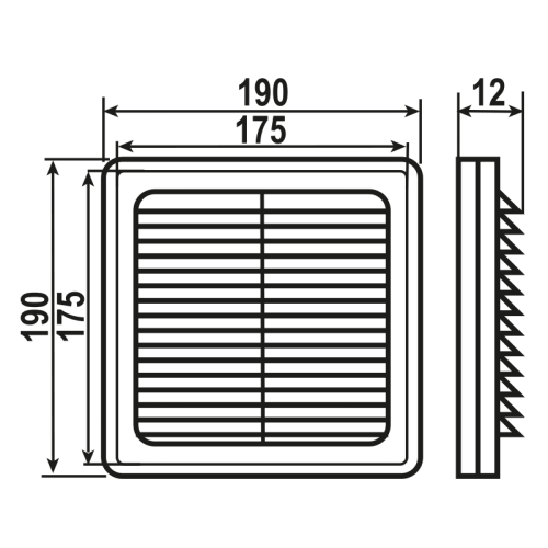 Решетка Seria4 1717 с бортом