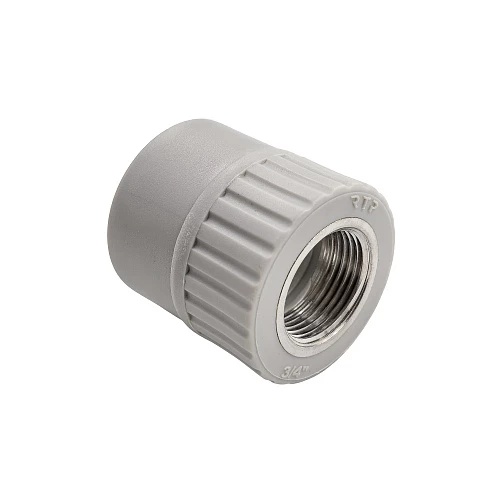 Муфта комбинированная внутр.рез. 32х3/4", серый РТП