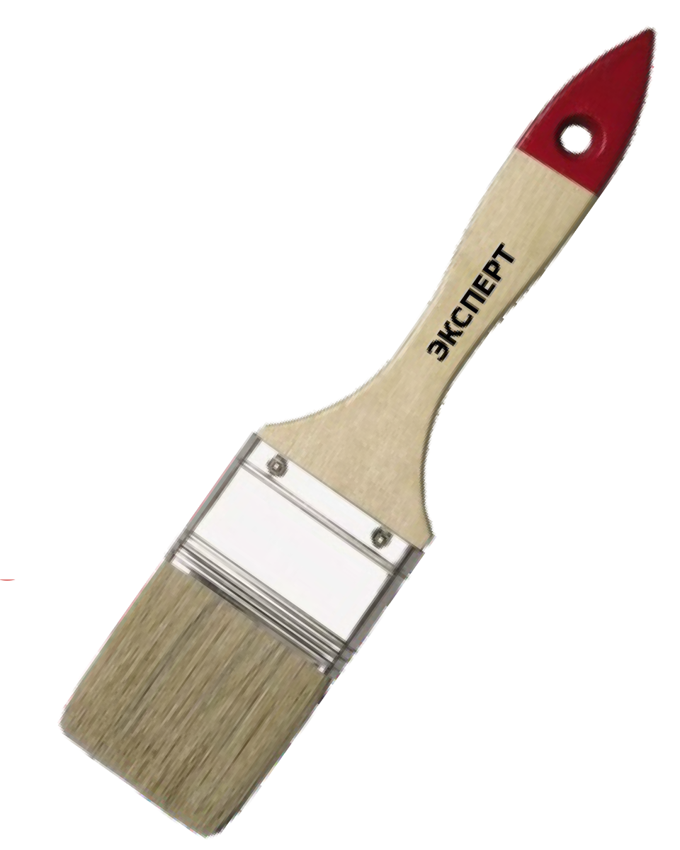 Кисть плоская "ЭКСПЕРТ" УНИВЕРСАЛ 11038 натуральная щетина, 38мм(12шт/648шт)