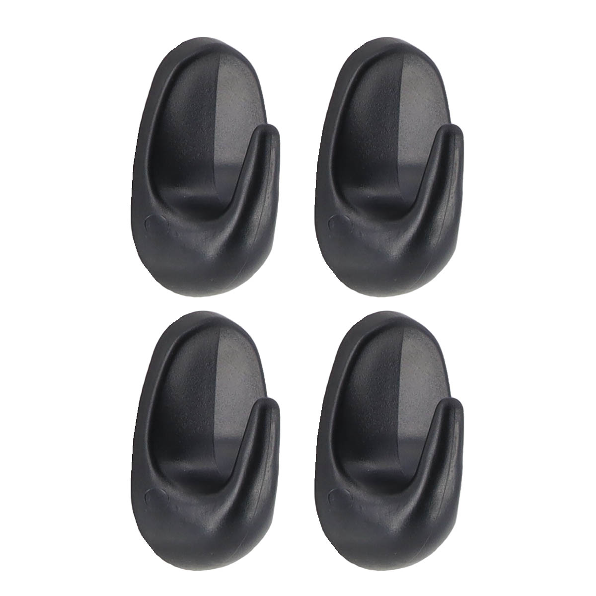 Набор крючков для ванной Tendance 4 шт черный 9041103