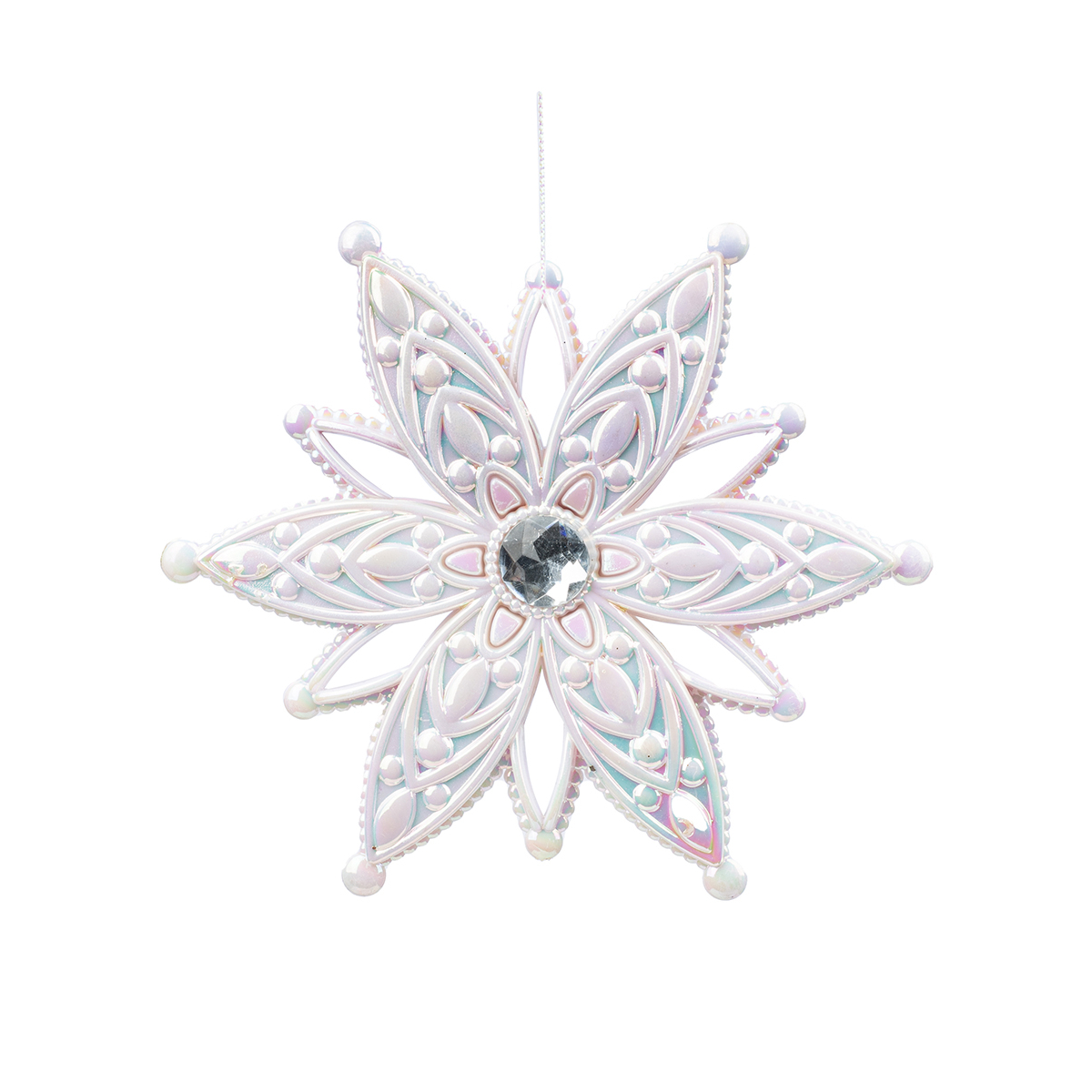 Украшение елочное подвесноеMAGIC TIME Цветок 13,2x1,6x11,5 см 91203