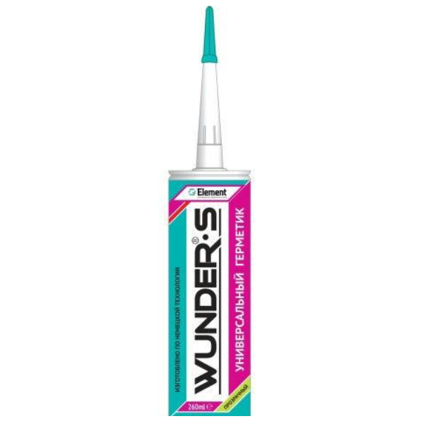 Силикон бесцв универс 260мл Wunder-S Элемент (1202)