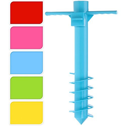 Основа для пляжного зонта, винтовая, 40*5 см., 5 цветов в ассорт., К