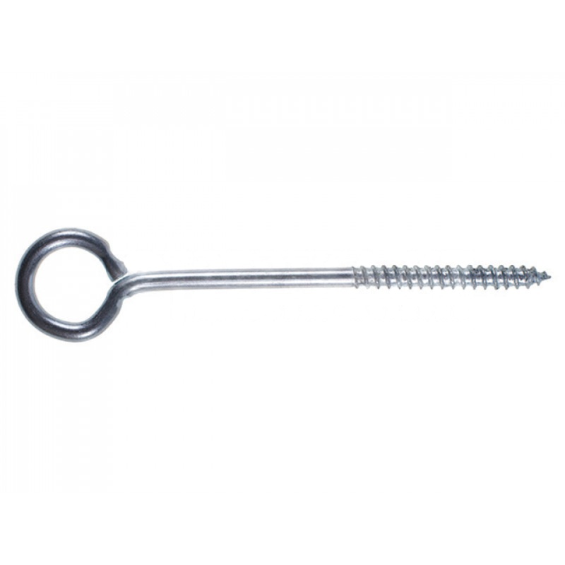 Крючок 6.0х80 мм О-образный, цинк (4 шт в зип-локе) STARFIX